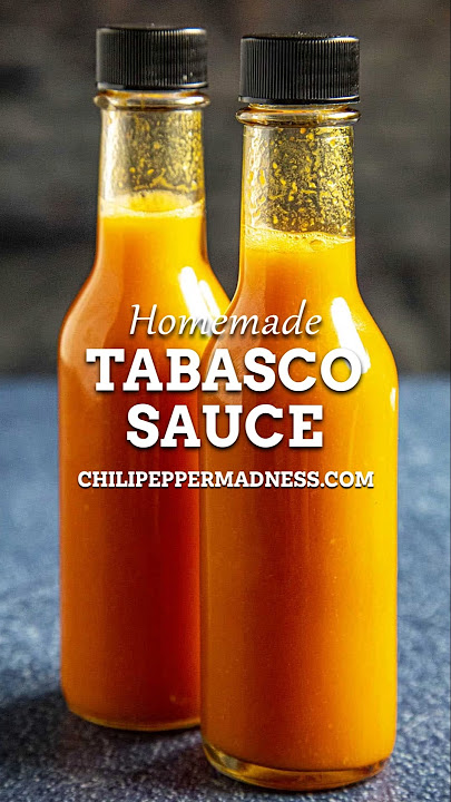 Homemade Tabasco Sauce