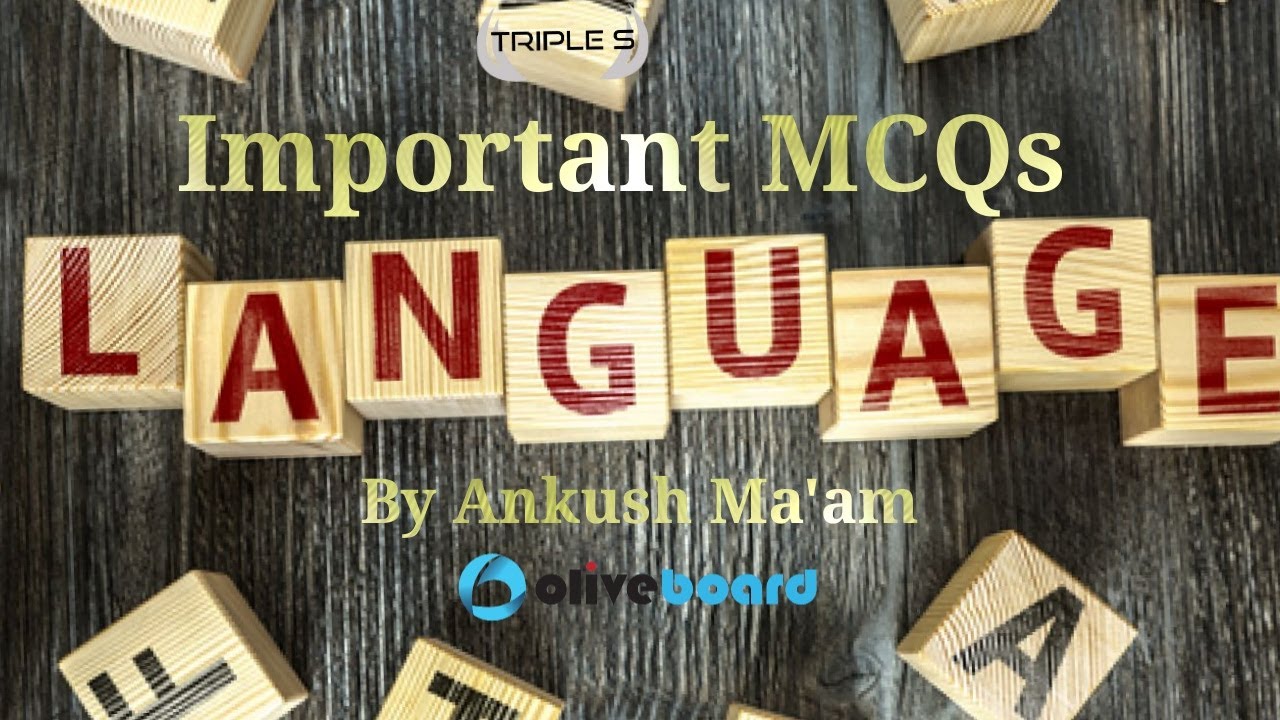 LANGUAGE - Important MCQs ||  Art Culture & Heritage || by Ankush Ma'am for JKSSB JKPSC UPSC ||