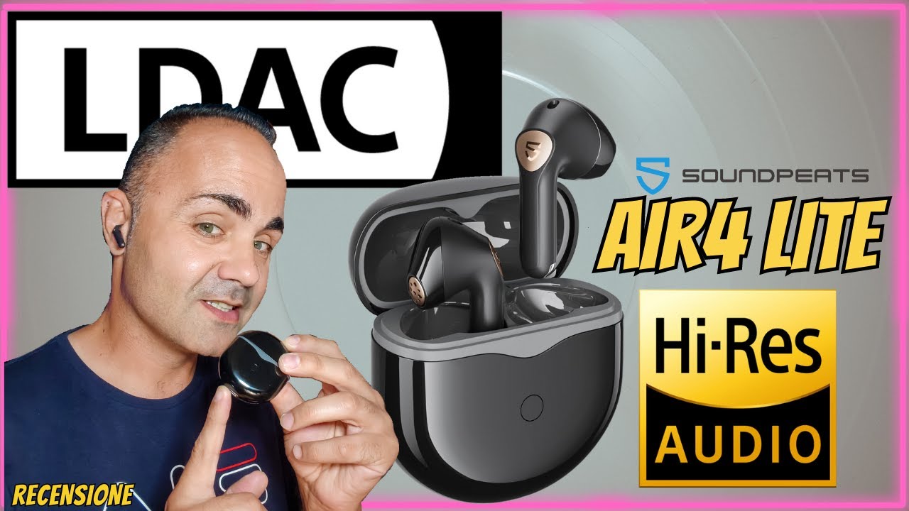 SoundPEATS Air4 Lite Audifonos Inalámbricos Bluetooth 5.3 Alta Resolución con códec LDAC 6 Micrófonos con Cancelación de Ruido AI para Llamadas SoundPEATS Air4 Lite Audifonos Inalámbricos Bluetooth 5.3 Alta Resolución con códec LDAC 6 Micrófonos con Cancelación de Ruido AI para Llamadas