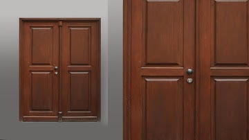 3D Studio Max 2017 - Tutorial - How to make 3D Door [Urdu][Exterior Video #1] by H2 3D