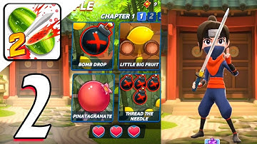 Fruit Ninja 2 - MINIGAMES MIX gameplay walkthrough part 2 [Android Ios]