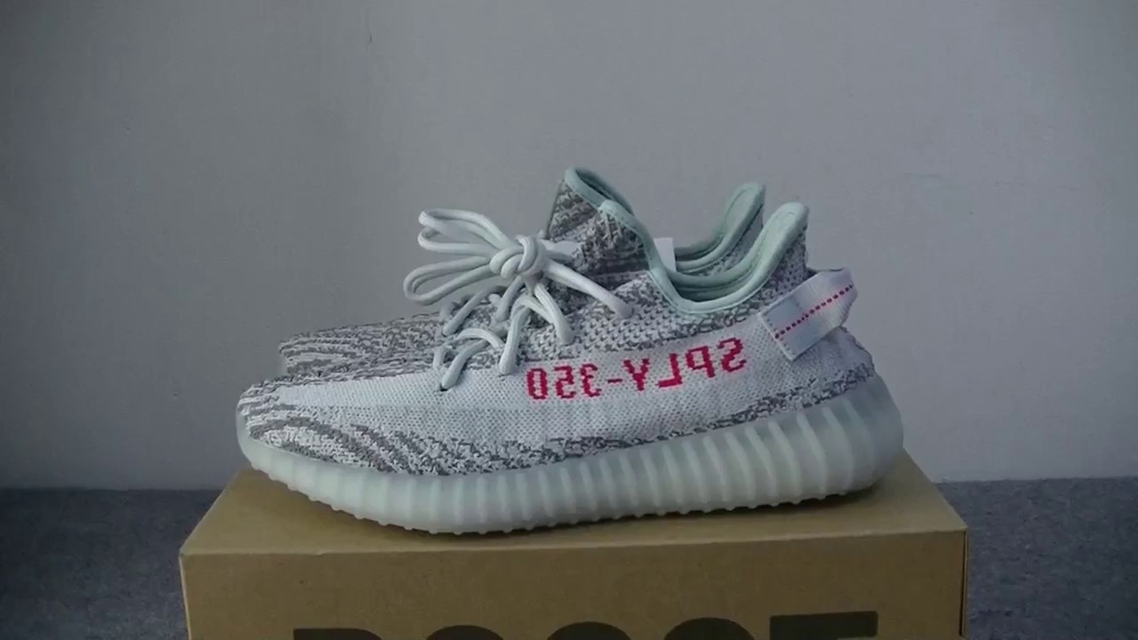 Yeezy Boost 350V2 Blue Tint Review - YouTube