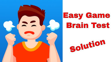 Easy Game Brain Test Walkthrough , iOS Walkthrough