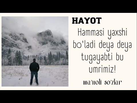 Hayot | statuslar va aforizmlar #manolisozlar #manoligaplar #motivatsiya #aqlligaplar #statuslar