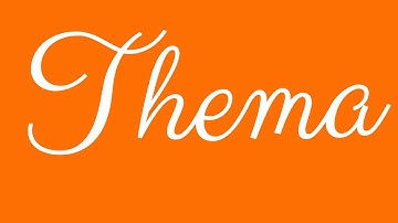 Learn how to Sign the Name Thema Stylishly in Cursive Writing