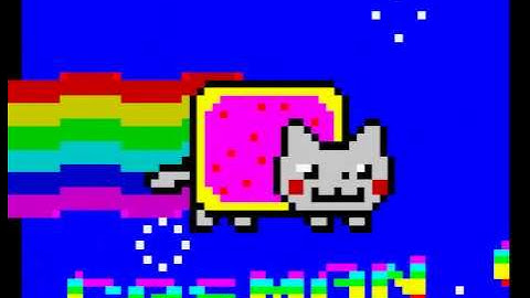 Nyantro (Nyancat on ZX Spectrum) by Hooy-Program (2011)