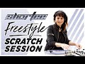 Scratch dj session  dj shortee  freestyle scratch showcase on technics 1200 turntables  rane 72