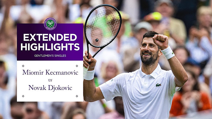Century of Wimbledon wins | Miomir Kecmanovic vs Novak Djokovic | Extended Highlights | Wimbledon
