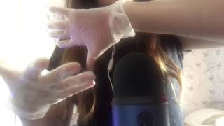 ASMR - Aggressive Glove Sounds Tapping & Scratching No Talking