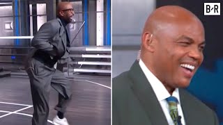 Chuck Beats Kenny in Hilarious Race to the Board 🤣 Inside the NBA