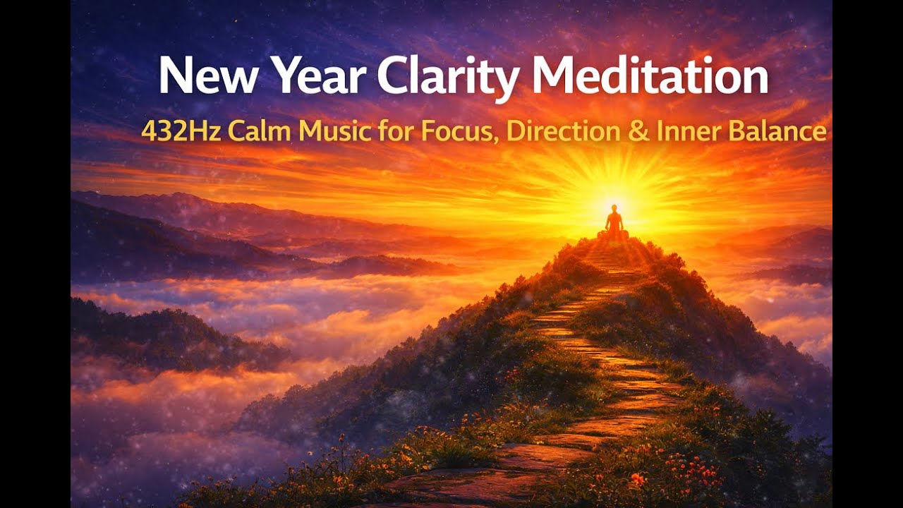 New Year Clarity Meditation | 432Hz Calm Music for Focus, Direction & Inner Balance