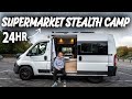 Stealth camping at uks biggest supermarket chain