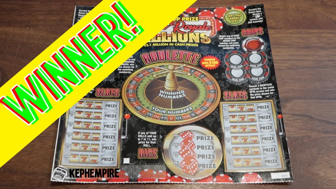 WON FIRST EVER CASINO ROYALE MILLIONS LOTTERY SCRATCHER!!! FAM Mail