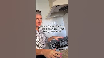 How to clean range hood filter