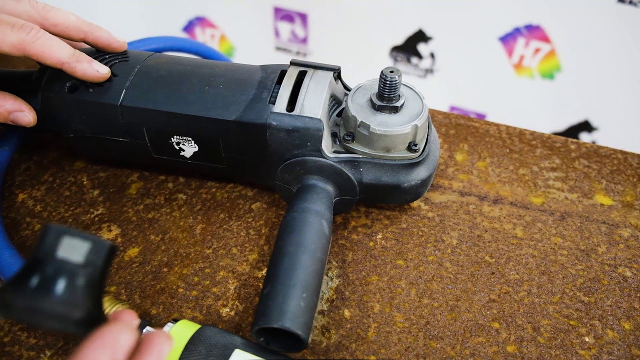 Круг для снятия ржавчины чёрный (крепление Roloc) Русский Мастер - YouTube