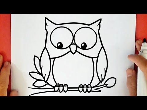 Video: Cómo Dibujar Un Búho