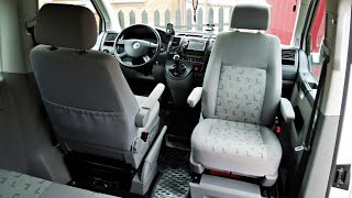 Простой способ развернуть сиденье в VW CARAVELLE T5