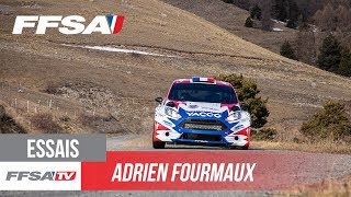 Les essais d'Adrien Fourmaux avant le Rallye Monte-Carlo
