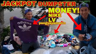 PUNO NG MGA MAMAHALING DAMIT AT PERA PA SA DUMPSTER NA TO / FULL MOTOR KO SA DAMI NAIUWI