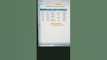 excel formula VLOOKUP #youtube shorts #shorts #viral #trending #excel #quicktips