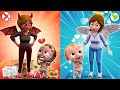 Fake vs real mommy   clean up lesson  new  kid song  nursery rhymes for kids