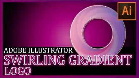 How to make Swirling Gradient Logo in Adobe Illustrator