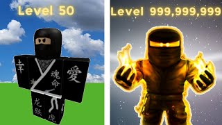 Je devient un ninja sur Roblox