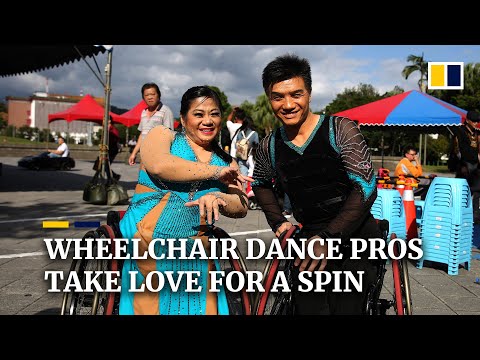 Taiwanese wheelchair athletes find love on way to No 2 ranking on dance floor