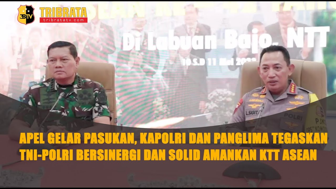 APEL GELAR PASUKAN, KAPOLRI DAN PANGLIMA TEGASKAN TNI POLRI BERSINERGI ...