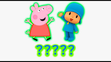 POCOYO and PEPPA PIG Go Away Sound Variations in 40 Seconds