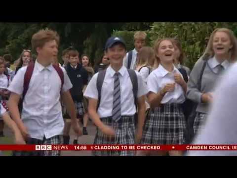 Boys at Exeter academy school wear skirts in uniform protest