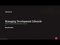 Managing Development Lifecycle with Visual Builder Studio