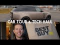 Range rover car tour super luxury interior and new tech haul from best buy