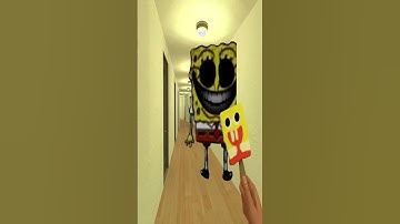 Creepy Spongebob chasing in Liminal Hotel Nextbot Gmod