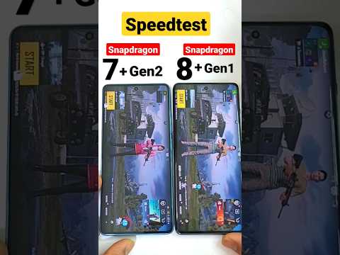 Snapdragon 7+Gen2 vs 8+Gen1 Speedtest OMG 🔥🔥🔥
