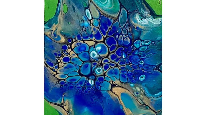 (915) Bloom Technique, with No Pillow Paint, Acrylic Paint Pouring