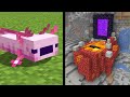 ✅ 50 Cosas Que No Sabías de Minecraft 1.17 Snapshot 21W18A - PORTALES FLOTANDO, AJOLOTES Y MÁS
