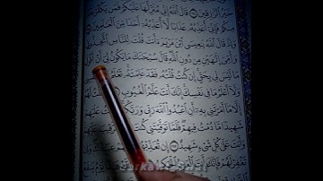 سورة المائدة - اية 116 #fastinginislam #efootball #haramain #islamicfasting #اكسبلور #ramadanfasting