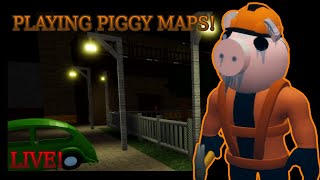 🐷PLAYING YOUR PIGGY MAPS! (LIVE! 🔴)