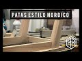 DIY- #carpinteria Patas estilo nórdico