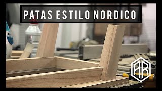 DIY #carpinteria Patas estilo nórdico