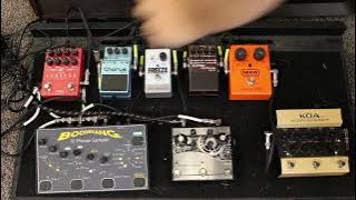 Acoustic Guitar Pedalboard Walkthrough, with Andy Schiller of BeyondGuitar. Featuring the Boomerang.