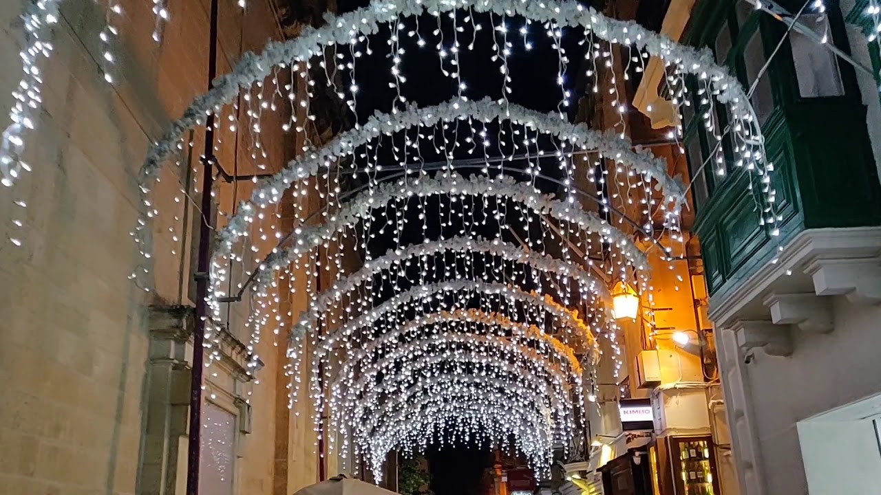 Christmas decoration in Malta 2019 YouTube