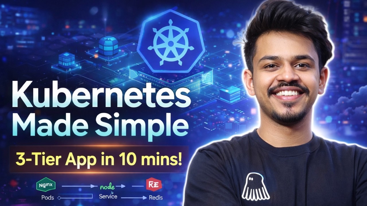 Kubernetes for Beginners 🚀 Deploy a 3-Tier App (Nginx, Node.js, Redis ...