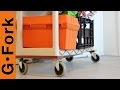 DIY Rolling Storage Shelves - GardenFork