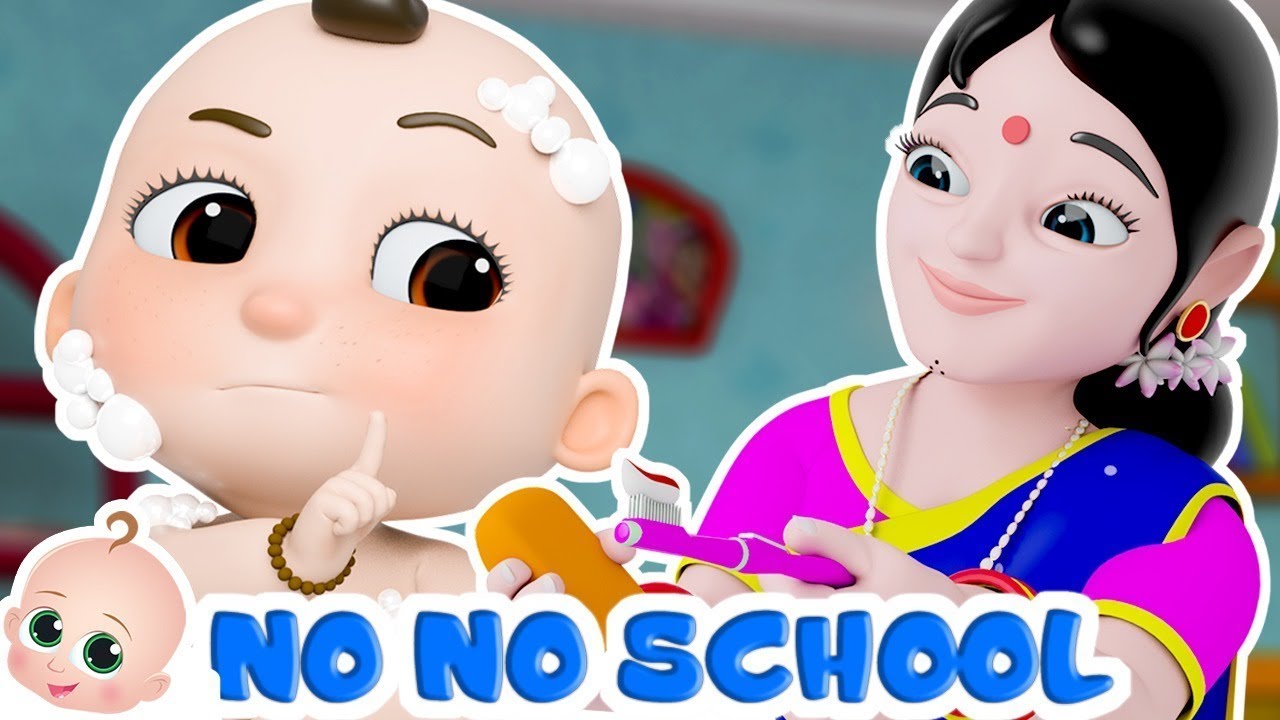 No No Yes Yes Go to School | नहीं, नहीं, हाँ, हाँ, स्कूल जाओ | Hindi Rhymes Kids
