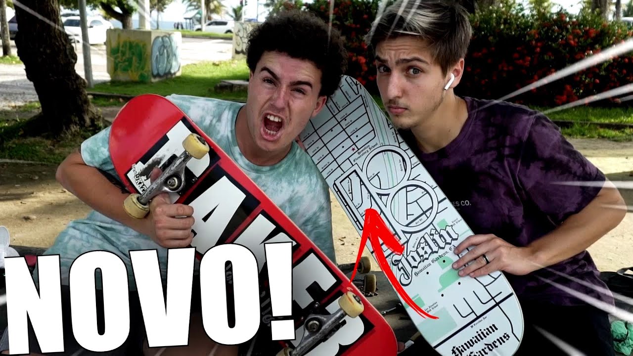 MONTANDO SKATE E ROLE NA DUO!!