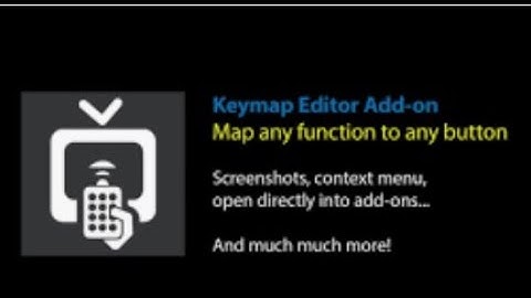 KeyMap Editor settings