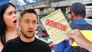 Driving In The Philippines For The First Time *Kim's In TROUBLE!* ⛔