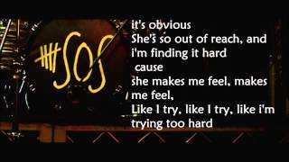 Video thumbnail of "Try Hard- 5 Seconds of Summer Lyrics"